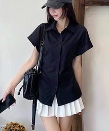 Chiina / ヴィンテージライク半袖シャツ