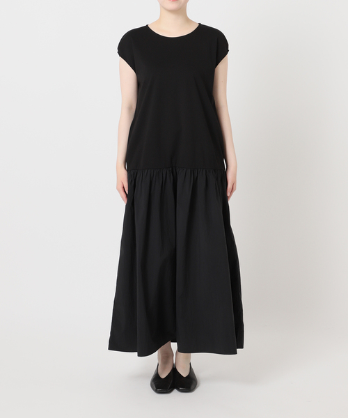 JOURNAL STANDARD relume(ジャーナルスタンダード レリューム)の「《WEB限定》カットナイロンタフタワンピース(ワンピース・レディース・ブラック・FREE)」の6枚目の写真