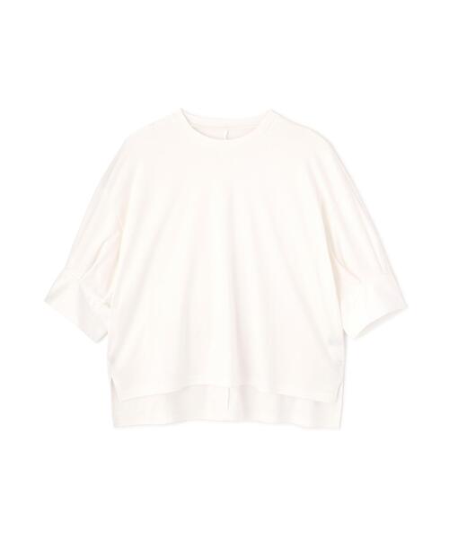 ADORE(アドーア)の「◆コットンスムースボリュームスリーブプルオーバー(Tシャツ/カットソー・レディース・ホワイト/ネイビー/ピンク・38)」の11枚目の写真