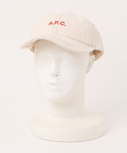A.P.C.(アーペーセー)の「CASQUETTE CHARLIE(キャップ・メンズ・レッド・M)」の1枚目の写真