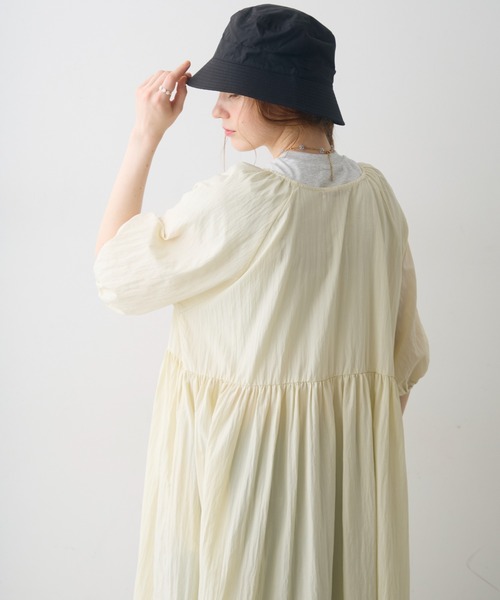 Crisp(クリスプ)の「sheer volume onepiece / シアーボリュームワンピース(ワンピース・レディース・ブラック/アイボリー・FREE)」の20枚目の写真
