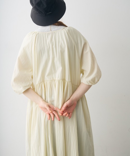 Crisp(クリスプ)の「sheer volume onepiece / シアーボリュームワンピース(ワンピース・レディース・ブラック/アイボリー・FREE)」の21枚目の写真