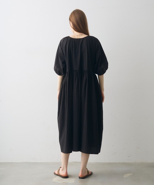 Crisp(クリスプ)の「sheer volume onepiece / シアーボリュームワンピース(ワンピース・レディース・ブラック/アイボリー・FREE)」の6枚目の写真