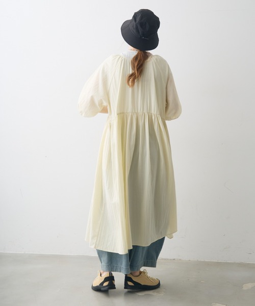 Crisp(クリスプ)の「sheer volume onepiece / シアーボリュームワンピース(ワンピース・レディース・ブラック/アイボリー・FREE)」の16枚目の写真