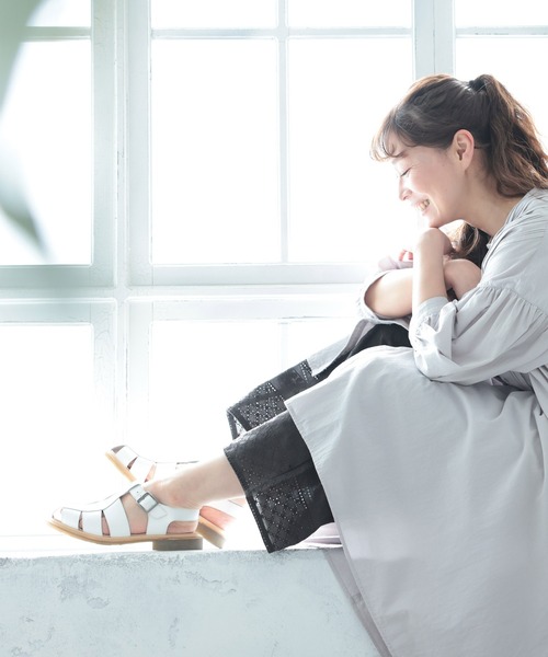 soulberry(ソウルベリー)の「ワンピ好きが作った、涼風レースなパンツ(その他パンツ・レディース・スミクロ/オフホワイト・3L/L/M/LL)」の6枚目の写真