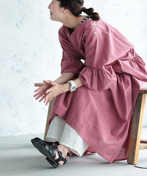 soulberry(ソウルベリー)の「ワンピ好きが作った、涼風レースなパンツ(その他パンツ・レディース・スミクロ/オフホワイト・3L/L/M/LL)」の16枚目の写真