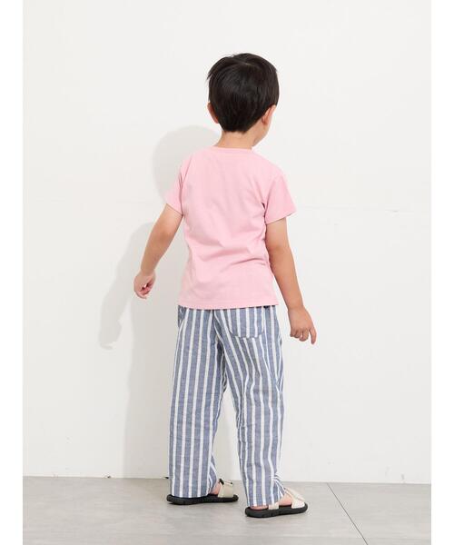 Samansa Mos2 Lagom(サマンサモスモスラーゴム)の「☆ダンガリーイージーパンツ(その他パンツ・キッズ・オフホワイト/ネイビー/ブラウン・100/110/120/95/130)」の11枚目の写真