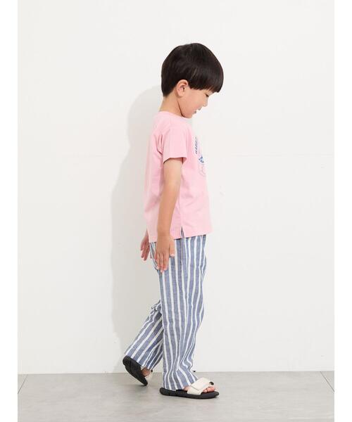 Samansa Mos2 Lagom(サマンサモスモスラーゴム)の「☆ダンガリーイージーパンツ(その他パンツ・キッズ・オフホワイト/ネイビー/ブラウン・100/110/120/95/130)」の12枚目の写真