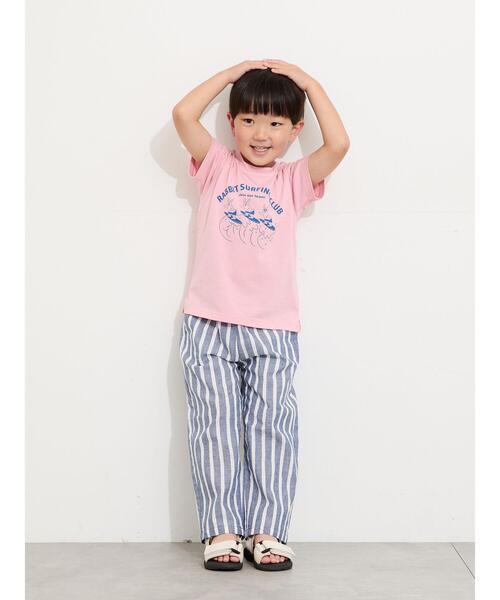 Samansa Mos2 Lagom(サマンサモスモスラーゴム)の「☆ダンガリーイージーパンツ(その他パンツ・キッズ・オフホワイト/ネイビー/ブラウン・100/110/120/95/130)」の13枚目の写真