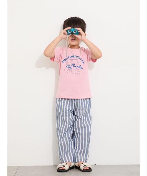 Samansa Mos2 Lagom(サマンサモスモスラーゴム)の「☆ダンガリーイージーパンツ(その他パンツ・キッズ・オフホワイト/ネイビー/ブラウン・100/110/120/95/130)」の16枚目の写真