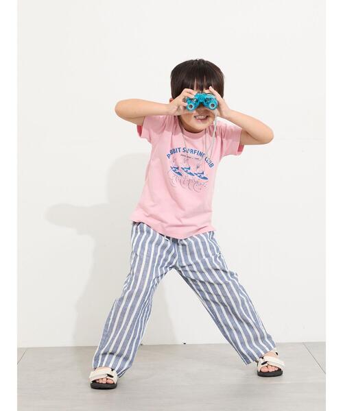 Samansa Mos2 Lagom(サマンサモスモスラーゴム)の「☆ダンガリーイージーパンツ(その他パンツ・キッズ・オフホワイト/ネイビー/ブラウン・100/110/120/95/130)」の18枚目の写真