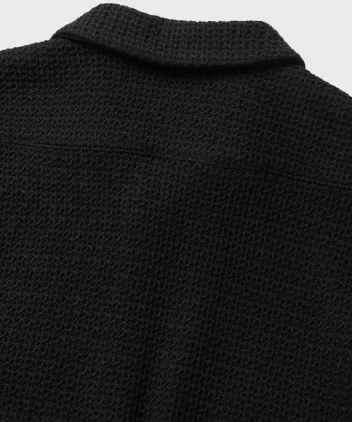 NONBLANK(ノンブランク)の「メッシュポケットHSシャツ_BLACK(シャツ/ブラウス・メンズ・ブラック・SMALL/MEDIUM/LARGE/X-LARGE)」の7枚目の写真