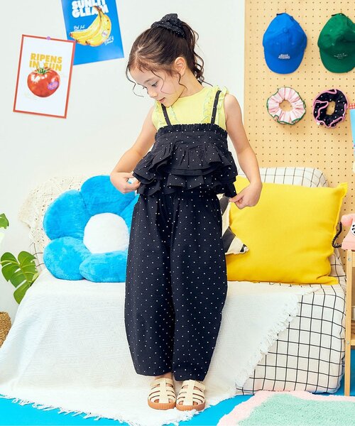 apres les cours(アプレレクール)の「【リンク】タックコクーンパンツ(その他パンツ・キッズ・ブラック/インディゴブルー/ピンク・110/130/80/100/90/120)」の4枚目の写真