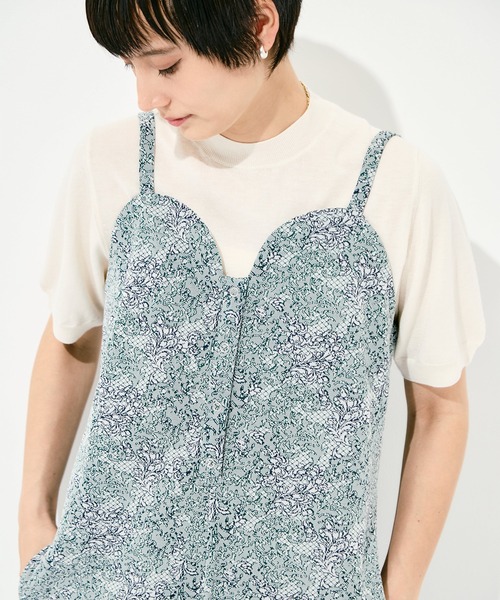 FUMIE TANAKA（フミエタナカ）の「[FUMIE=TANAKA/フミエタナカ]WJQ all-in-one（つなぎ/オールインワン・レディース・ネイビー/ブラウン・38/36）」の6枚目の写真