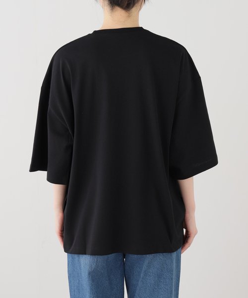 BASERANGE(ベースレンジ)の「BASERANGE/ベースレンジ PIN TEE シャツ(Tシャツ/カットソー・レディース・ブラック・SMALL)」の9枚目の写真
