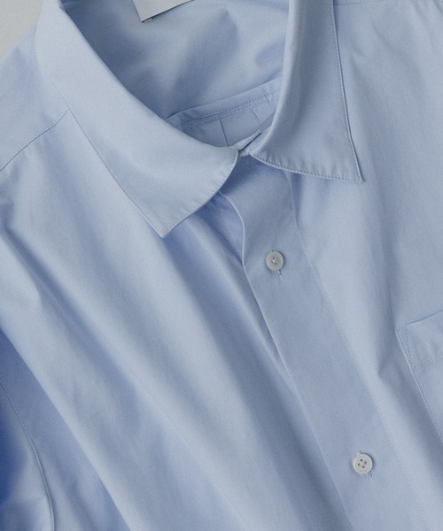 remer(リメール)の「remer 26秋冬新作 / シルキーコットンオーバーサイズシャツ / silky cotton oversized shirt(シャツ/ブラウス・メンズ・モスグリーン/ライトブルー/ホワイト・LARGE/X-SMALL/MEDIUM/SMALL)」の7枚目の写真