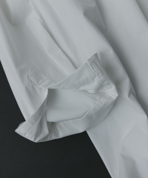 remer(リメール)の「remer 26秋冬新作 / シルキーコットンオーバーサイズシャツ / silky cotton oversized shirt(シャツ/ブラウス・メンズ・モスグリーン/ライトブルー/ホワイト・LARGE/X-SMALL/MEDIUM/SMALL)」の8枚目の写真