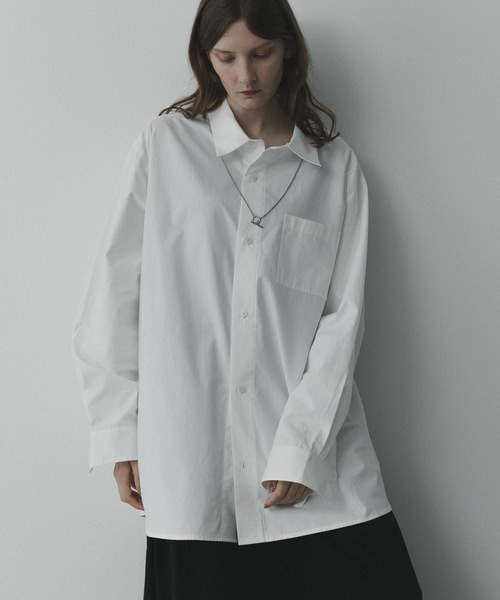 remer(リメール)の「remer 26秋冬新作 / シルキーコットンオーバーサイズシャツ / silky cotton oversized shirt(シャツ/ブラウス・メンズ・モスグリーン/ライトブルー/ホワイト・LARGE/X-SMALL/MEDIUM/SMALL)」の13枚目の写真