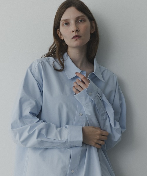 remer(リメール)の「remer 26秋冬新作 / シルキーコットンオーバーサイズシャツ / silky cotton oversized shirt(シャツ/ブラウス・メンズ・モスグリーン/ライトブルー/ホワイト・LARGE/X-SMALL/MEDIUM/SMALL)」の18枚目の写真