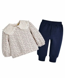 moimoln（モイモルン）の「【セットアップ】リバテー柄ビッグカラートップス&パンツ（セットアップ）」