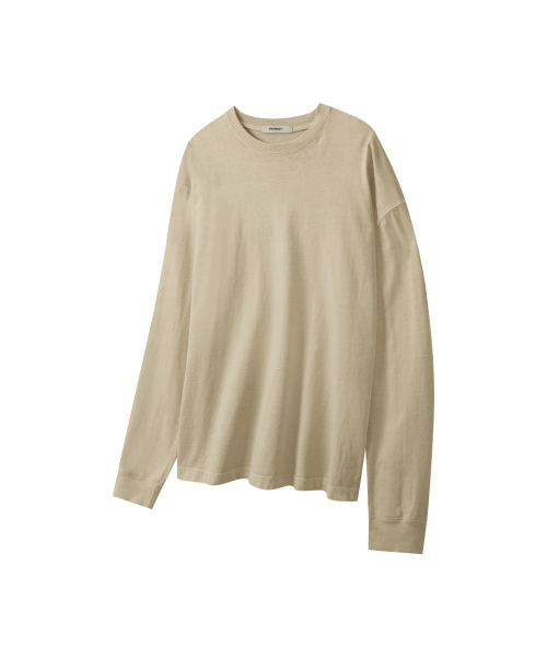 FERNOV(ペルノブ)の「ウォッシュド切り替えロングスリーブサンドベージュ(Tシャツ/カットソー・メンズ・その他・1/2/3)」の5枚目の写真