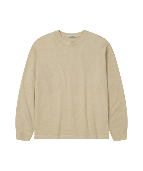 FERNOV(ペルノブ)の「ウォッシュド切り替えロングスリーブサンドベージュ(Tシャツ/カットソー・メンズ・その他・1/2/3)」の6枚目の写真