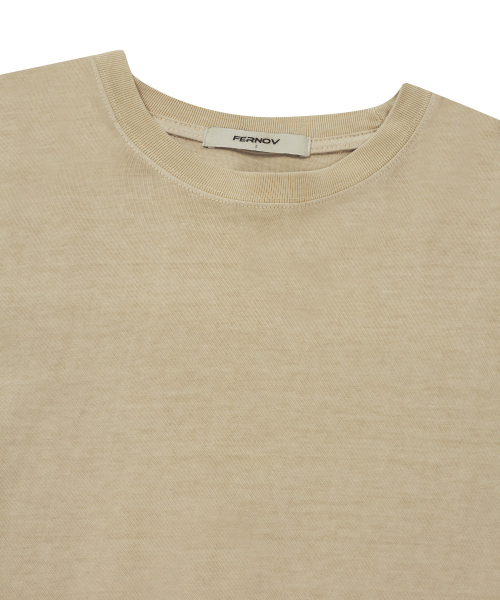 FERNOV(ペルノブ)の「ウォッシュド切り替えロングスリーブサンドベージュ(Tシャツ/カットソー・メンズ・その他・1/2/3)」の8枚目の写真