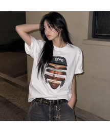 GRAVER ORDINARY（グレイバーオーディナリー）の「[ODNR UNISEX]フェイスグレ半袖Tシャツ_2カラー（Tシャツ/カットソー）」