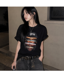 GRAVER ORDINARY（グレイバーオーディナリー）の「[ODNR UNISEX]フェイスグレ半袖Tシャツ_2カラー（Tシャツ/カットソー）」