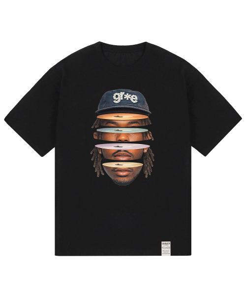 GRAVER ORDINARY（グレイバーオーディナリー）の「[ODNR UNISEX]フェイスグレ半袖Tシャツ_2カラー（Tシャツ/カットソー・レディース・ホワイト/ブラック・SMALL/MEDIUM/LARGE）」の11枚目の写真
