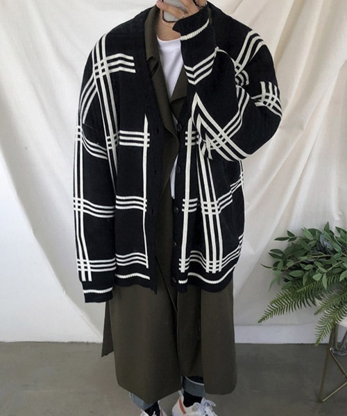 Check Pattern Cardigan — кардиган в клетку