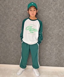 Outfitter lab（アウトフィッターラボ）の「キッズ ミニ裏毛 2本ラインセットアップ（セットアップ）」