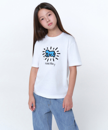 [キスヘリングコレクション] Radiant Baby Tシャツ [ホワイト]