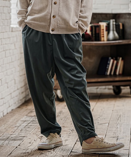 CAMBIO(カンビオ)の「mp15322- Velour Balloon Two Tuck Pants バルーン2タックパンツ(CAM26AW-002)(その他パンツ・メンズ・ブラック/グリーン/チャコール・S/M/L)」の10枚目の写真
