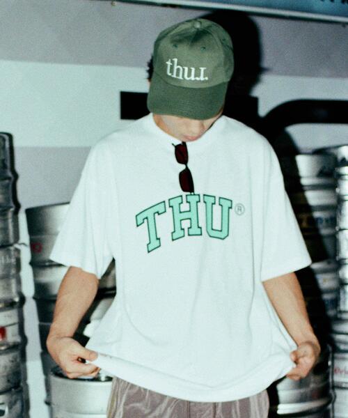 URBAN RESEARCH(アーバンリサーチ)の「thur. logo CAP(キャップ・メンズ・グリーン/ネイビー・FREE)」の3枚目の写真