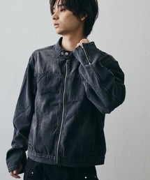 Shoowtime（ショウタイム）の「Vintage-Like Denim Short Blouson / ヴィンテージライクデニムショートブルゾン（デニムジャケット）」