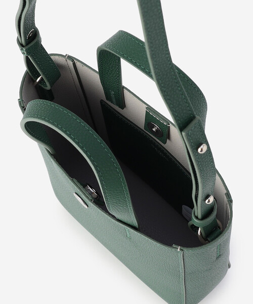 ORCIVAL（オーシバル）の「ORCIVAL | 2WAY レザー トートバッグ UNISEX（ショルダーバッグ・レディース・ブラック/ダークグリーン・-）」の9枚目の写真