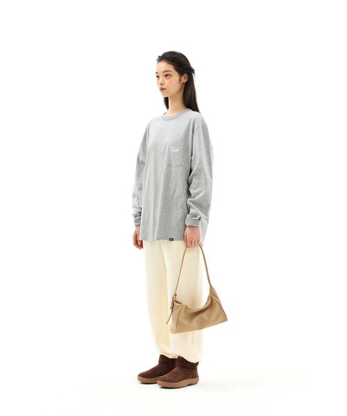 EMIS(イミス)の「TONAL HOBO BAG(ショルダーバッグ・レディース・ブラック/レッド/ベージュ・FREE)」の6枚目の写真