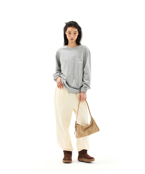 EMIS(イミス)の「TONAL HOBO BAG(ショルダーバッグ・レディース・ブラック/レッド/ベージュ・FREE)」の8枚目の写真