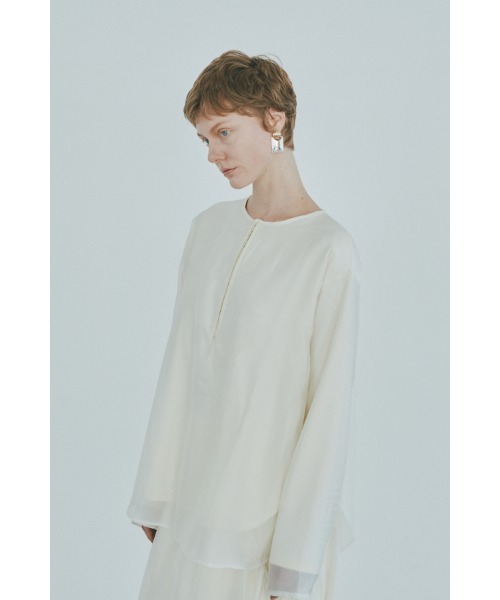 Muel Chic（ミュエルシック）の「Seam cutsew シームカットソー（その他トップス・レディース・ブラック/ベージュ/アイボリー/ライトピンク・FREE）」の6枚目の写真