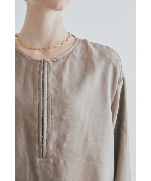 Muel Chic（ミュエルシック）の「Seam cutsew シームカットソー（その他トップス・レディース・ブラック/ベージュ/アイボリー/ライトピンク・FREE）」の14枚目の写真