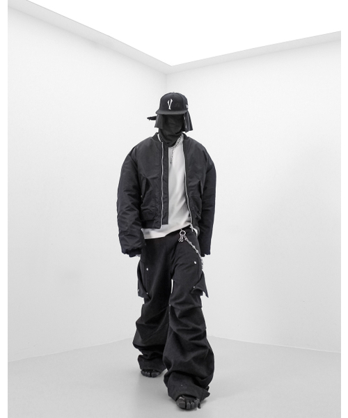 ROARINGRAD（ロアリングラド）の「26 パラシュートカーゴパンツ ブラック（その他パンツ・レディース・その他・MEDIUM/LARGE/SMALL）」の2枚目の写真