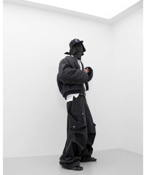 ROARINGRAD（ロアリングラド）の「26 パラシュートカーゴパンツ ブラック（その他パンツ・レディース・その他・MEDIUM/LARGE/SMALL）」の4枚目の写真