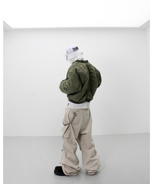 ROARINGRAD（ロアリングラド）の「26 パラシュートカーゴパンツ ブラック（その他パンツ・レディース・その他・MEDIUM/LARGE/SMALL）」の7枚目の写真