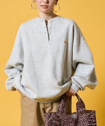 限定展開 KELTY × FREAK'S STORE/ケルティ 別注 ヘンリーネック 裏起毛 スウェット プルオーバー