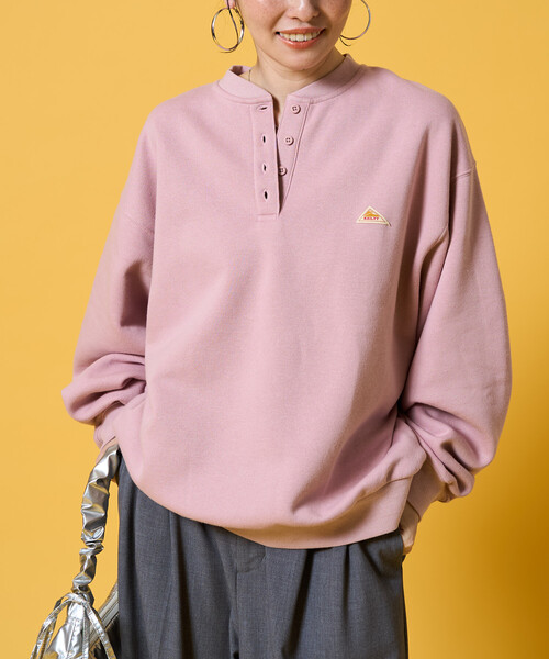 FREAK'S STORE(フリークスストア)の「限定展開 KELTY × FREAK'S STORE/ケルティ 別注 ヘンリーネック 裏起毛 スウェット プルオーバー(スウェット・レディース・ライトグレー/ブラック/ブラウン/ネイビー/ベージュ/ナチュラル/ピンク・フリ-)」の21枚目の写真