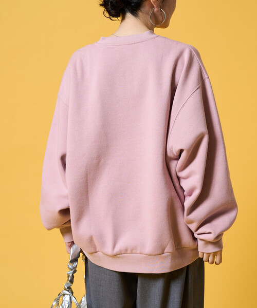 FREAK'S STORE(フリークスストア)の「限定展開 KELTY × FREAK'S STORE/ケルティ 別注 ヘンリーネック 裏起毛 スウェット プルオーバー(スウェット・レディース・ライトグレー/ブラック/ブラウン/ネイビー/ベージュ/ナチュラル/ピンク・フリ-)」の10枚目の写真