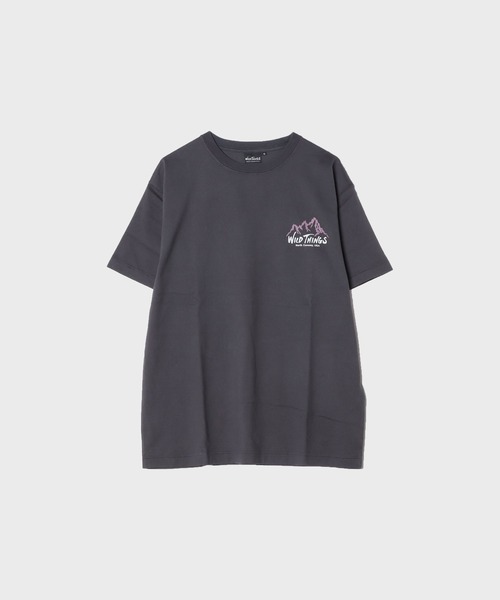 WILD THINGS(ワイルドシングス)の「WILD THINGS/ WILD MOUNTAIN S/S TEE(Tシャツ/カットソー・メンズ・チャコール/ホワイト・L)」の2枚目の写真