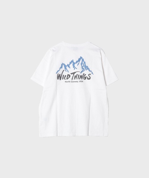 WILD THINGS(ワイルドシングス)の「WILD THINGS/ WILD MOUNTAIN S/S TEE(Tシャツ/カットソー・メンズ・チャコール/ホワイト・L)」の3枚目の写真