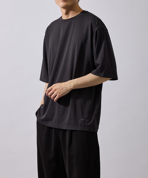j.n.r.d(ジェー・エヌ・アール・ディー)の「ドレープポンチワンポイントTシャツ(Tシャツ/カットソー・メンズ・ブルー系その他2/ホワイト/ブラック・L/M/LL)」の9枚目の写真